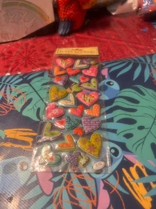 Hobby Lobby FUN PUFFY HEARTS Aufkleber Neu in Verpackung - Bild 1 von 1