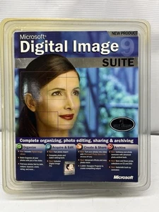 NEU Microsoft: Digital Image Suite 9 PC CD Rom Software Big Box Set 2003 VERSIEGELT - Bild 1 von 3