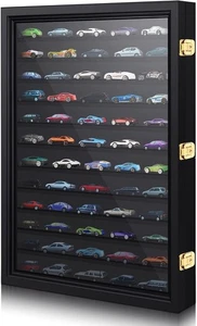 1/64 Scale Car Display Case Wall Mounted Cabinet 12 Shelf Fit Matchbox Hot Wheel - Picture 1 of 7
