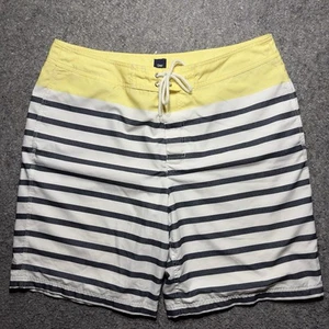Gap Swim Trunks Liner Mesh Drawstring Men's XL Yellow White Navy Blue Pockets - Picture 1 of 10