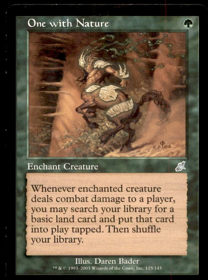 MTG One with Nature LP Light Play Scourge [2481] - Image 1 of 1