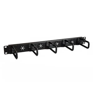 StarTech.com 1U Server Rack Cable-Management Panel Black - Afbeelding 1 van 1