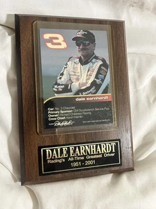 Dale Earnhart 6" Collector Card And Racing Plaque. - Picture 1 of 7