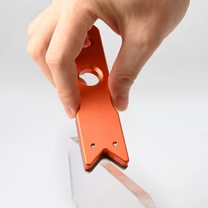 V-Trim Deburring Tool for Sign Making Edges, Vinyl Film Burr Trimmer Burring Red - Picture 1 of 7
