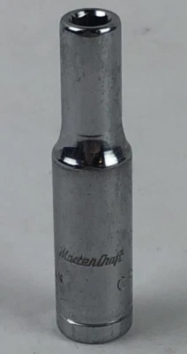 Mastercraft 3/16" 6 pontos 1/4" soquete de unidade CR-V feito em Taiwan - Imagem 1 de 4