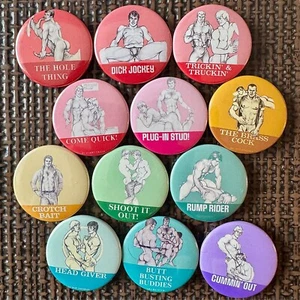 Lot C #3/5 (12) Gay Art Pulp Magnets Surrey House Surree Male Muscle Queer LGBT - Picture 1 of 2