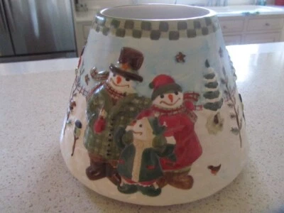 Vela Yankee Grande Teresa Kogut Jack Frost Relief 3D Vela Sombra Boneco de Neve - Imagem 1 de 4