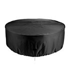 Round Patio Coffee Table Cover Waterproof Table & Chair Set Cover  Garden