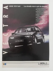 Clipping Pubblicità Advertising 1991 OPEL VECTRA 2000 16V 4x4 Look at Opel Now - Picture 1 of 1
