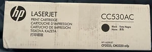 HP 304A Black Toner Cartridge CC530AC new genuine CM2320  CP2025 laserjet laser - Picture 1 of 6
