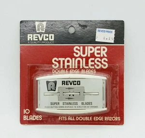Vintage 70er Jahre Revco Drogerie Super Stainless Double Edge Rasierklingen - Bild 1 von 2