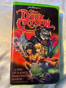 Jim Henson’s The Dark Crystal VHS green Clamshell 1994 tested working clean - Picture 1 of 3