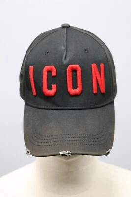 Gorra de lona DSQUARED2 Icon vintage negra usada para hombre talla única Foto 1 de 4