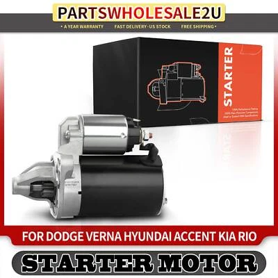 Starter para Dodge Verna Hyundai Accent Kia Rio Rio5 1.5L 1.6L 0.9KW 12V CW 8T - Imagem 1 de 4