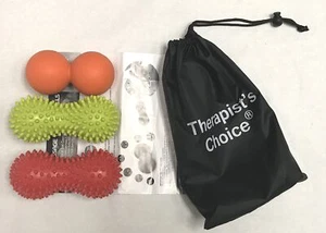 Therapist’s Choice® 3 Pack Peanut Ball Massage Kit- 2 Spiky Massage Peanut Ba... - Picture 1 of 1