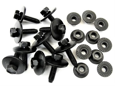 Dodge Truck Body Bolts & Nuts- M6-1.0 x 25mm Long- 10mm Hex- 20pcs (10ea)- #391 - Image 1 of 4