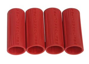 Eclipse Shaft FL Rubber Barrel Sleeve x4 Red - Picture 1 of 1
