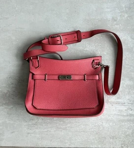 Hermes tasche Jypsiere 28 Taurillon Clemence Doublure Chevre Watermelon farbe - Bild 1 von 21