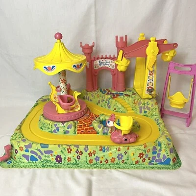 Vintage 1970s Strolling Sweet April Playland by Remco Musical - No Doll - READ - Image 1 of 4