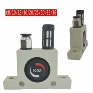 Vibrador Turbina Neumática Industrial K8/10/13/16/20/25/30/32/36 con Silenciador  - Imagen 1 de 9