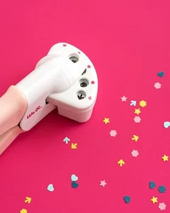Papel Punzón Corazón Flor Estrella Papel NUEVO/ABIERTO - Imagen 1 de 2