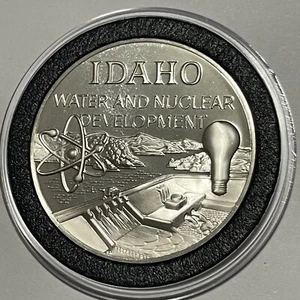 Idaho State Vintage Rare Proof Collector Coin Sterling Silver Rare Round Medal - Bild 1 von 14
