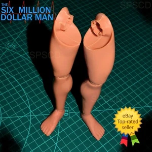 Vintage Six Million Dollar Man Legs Steve Austin / Oscar Goldman FREE POST UK - Picture 1 of 6