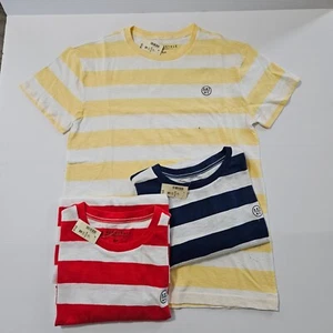 3 Aeropostale Size Small/Petite Unisex Aeropostale Short-sleeved Striped Crew Ne - Picture 1 of 24