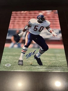 Foto firmada por Mike Singletary autografiada 11x14 de los osos de la corte certificado de autenticidad PSA/ADN - Imagen 1 de 4