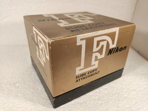 Vintage NIKON F Slyde Copy Attachement in box !! good condition ! - Photo 1/4