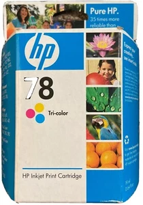 HP 78 Tri Color Ink Cartridge C6578DN for HP Deskjet & Officejet Printer - Picture 1 of 7