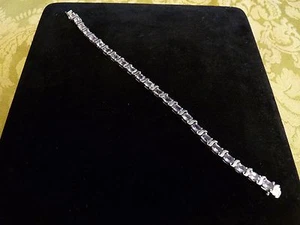 Beautiful Light Purple Amethyst Precious Stone Tennis Bracelet - Picture 1 of 4