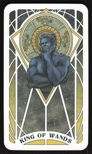 2023 Marvel Tarot Card By Lily McDonnell: Beast/Hank McCoy King of Wands - Picture 1 of 2