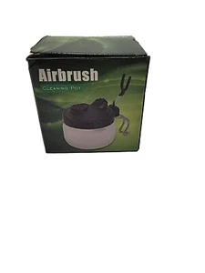 Olla de limpieza de aerógrafo multifuncional estación de pintura soporte de vidrio filtros cepillos - Imagen 1 de 2