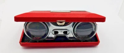 VINTAGE PAIRE DE JUMELLE THEATRE FOLDING BINOCULAR FIXED FOCUS JAPAN FONCTIONNE - Photo 1/4