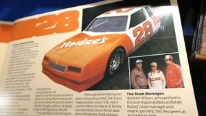 Cale Yarborough 's HARDEE'S 1983 MEDIA GUIDE Car #28 - Picture 1 of 9