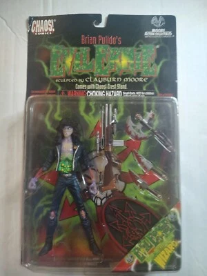 Экшн-фигурка Evil Ernie Glow In The Dark Wizard Mail Away Chaos Comics 1997 как новая на картонке - Изображение 1 из 2