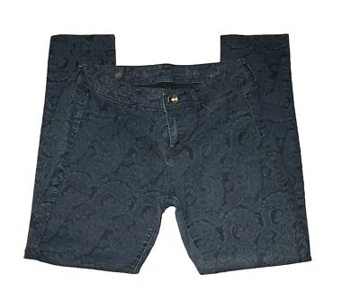 Pantalones informales ajustados DESIGUAL para mujer W30 L26 azul marino cachemira algodón Foto 1 de 4