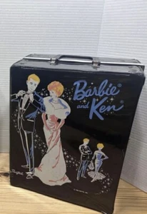Vtg Ken Barbie Doll Case only Rough Loved w/Flaws As Is Decor Prop Ponytail 1963 - Picture 1 of 4