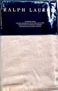 $215 Ralph Lauren European Sham Olivia Clotilde 26”x26” Blush Light Pink New - Picture 1 of 3