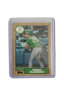 1987 Topps Mark McGWIRE Rookie Baseballkarte #366 Oakland Athletics - Bild 1 von 3