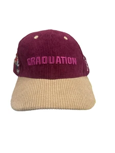 Kanye West Graduation Bear Vintage Corduroy Cap Ye Embroidered Stitched Icon Hat - Picture 1 of 11