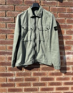 Stone Island 102WN Classic Garment Dyed Overshirt Sage Green Gr. L UVP 475£ - Bild 1 von 16