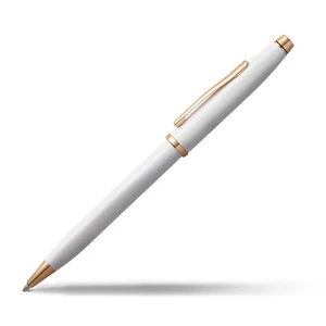 Cross Century Ii Pearlescent White Ballpoint Pen Medium Point Refillable Gift... - Picture 1 of 8