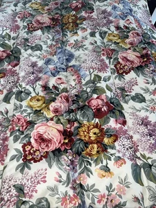 Vtg Ralph Lauren Allison Twin Comforter 100% Cotton USA Excellent - Picture 1 of 6