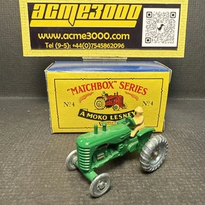 Matchbox Moko Lesney 1988 - MX-103 No4 Farm Tractor Reissue - grün - boxed - Bild 1 von 16