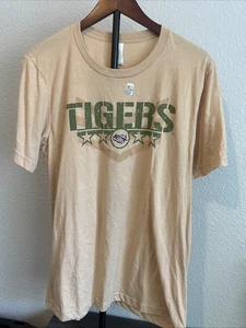 LSU Tigers Shirt Oatmeal Military Appreciation Shirt Sz L Mens - Picture 1 of 11