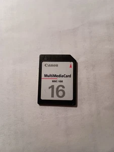Cannon camera memory card MMC 16M Multi Media Card - Picture 1 of 2