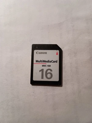 Cannon camera memory card MMC 16M Multi Media Card - Image 1 of 2