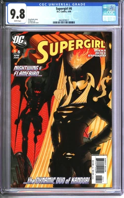 SUPERGIRL 6 CGC 9.8  FLAMEBIRD NIGHTWING - Image 1 of 2